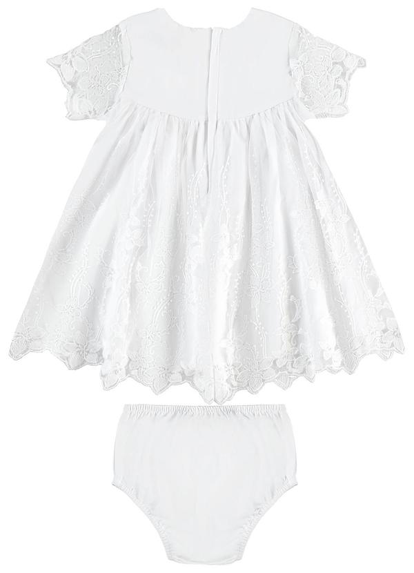 Carinhoso - Conjunto Vestido e Calcinha Branco 3