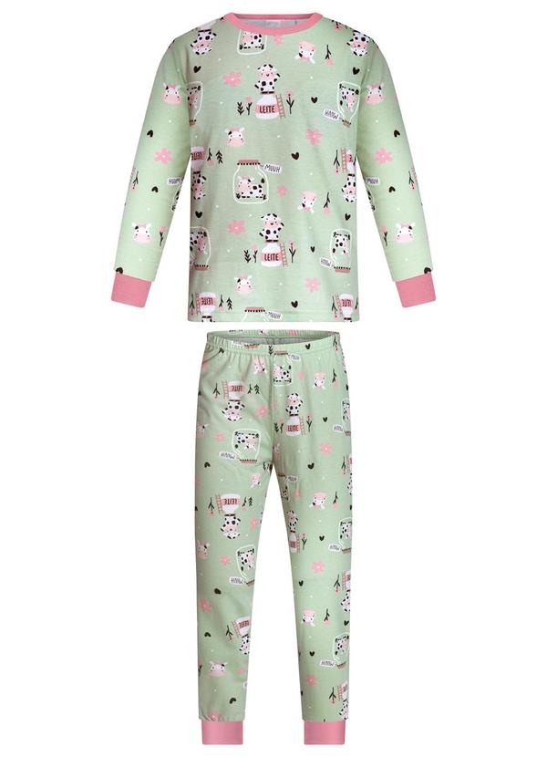 Alakazoo - Pijama com Camiseta de e Calça Verde 2