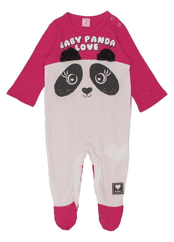 Momi - Macacão Panda com Orelhas Interativa Branco