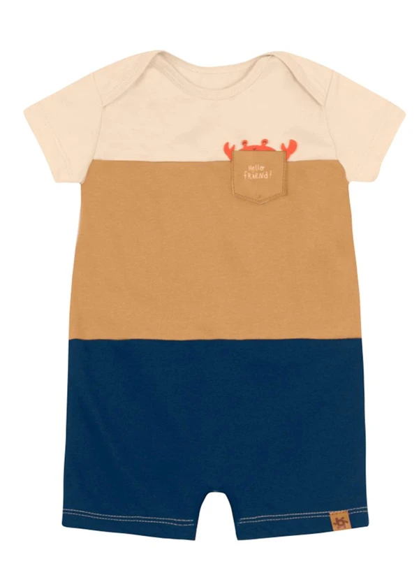 Brandili - Macaquinho Bebê Menino de Caranguejo Natural 2