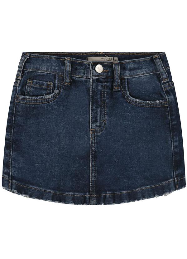 Malwee Kids - Shorts-Saia Jeans Azul Escuro