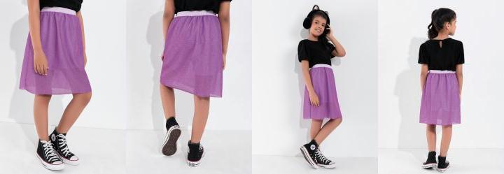 Shorts Saia Infantil Lils com Elstico