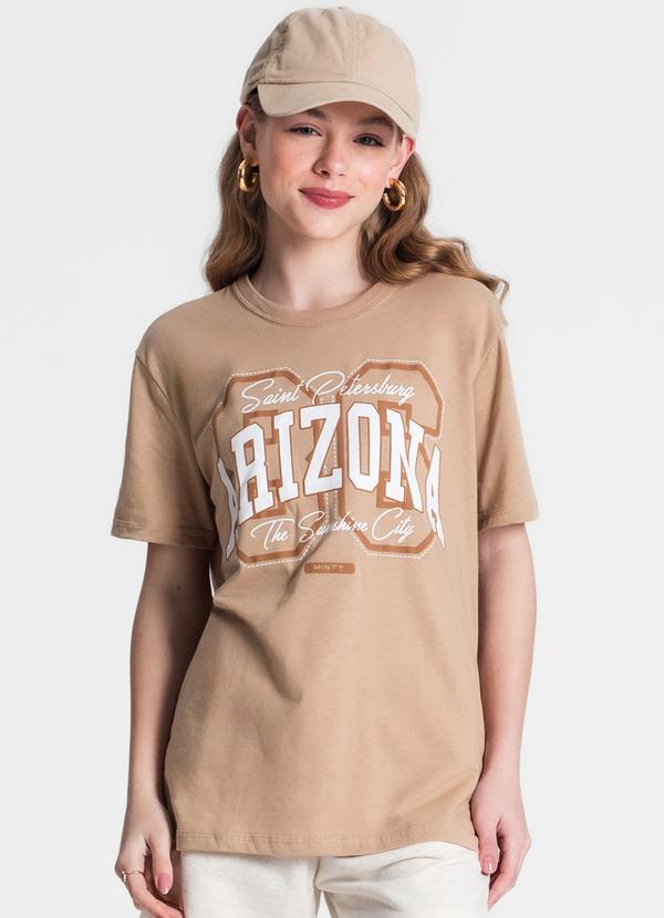 Minty - Blusa Juvenil Feminina Arizona Marrom