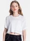 Minty - Blusa Juvenil com Sobreposição Preto - variação: Branco