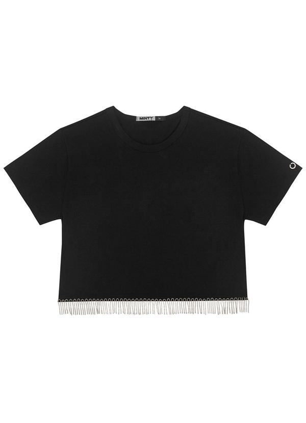 Minty - Blusa Juvenil Feminina Preto