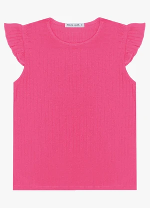 Trick Nick - Blusa Juvenil Feminina Ribana Rosa - TRICK NICK