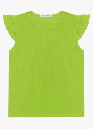 Trick Nick - Blusa Juvenil Feminina Ribana Verde - TRICK NICK