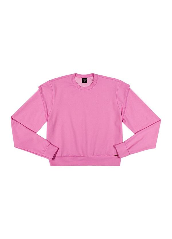 Rezzato - Blusão Detalhe Manga Feminino Rosa 