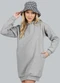 Soft Bonni - Blusão Teen Feminino Moletom Oversized Cinza - variação: Cinza