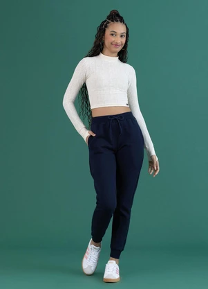 Soft Bonni - Calça Básica Teen Marinho - SOFT BONNI