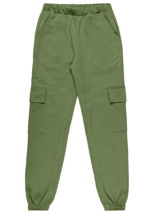 Rezzato - Calça Cargo Feminino Verde