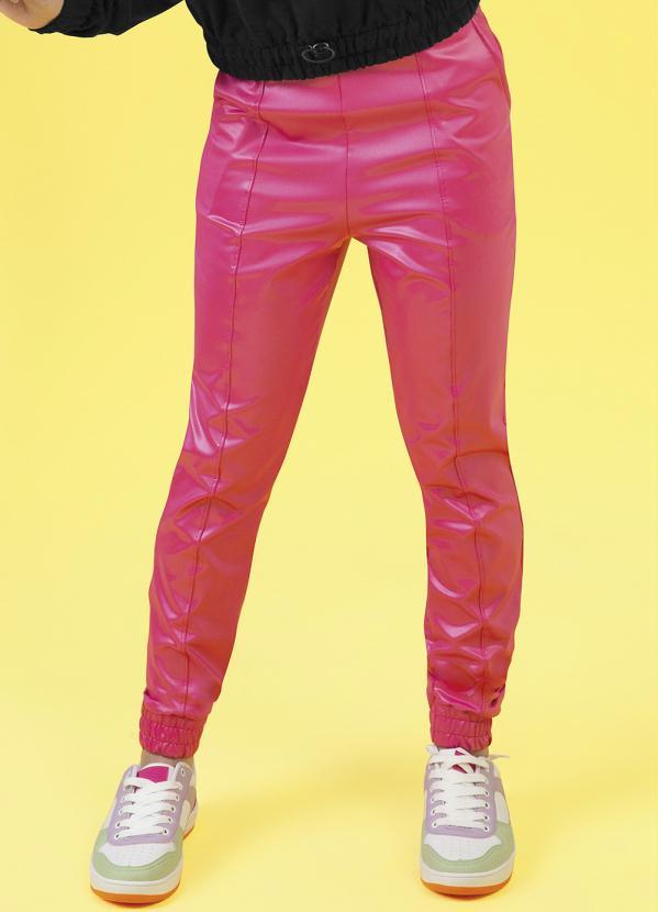 Habana - Calça Feminina Jogger Juvenil Vermelho 3