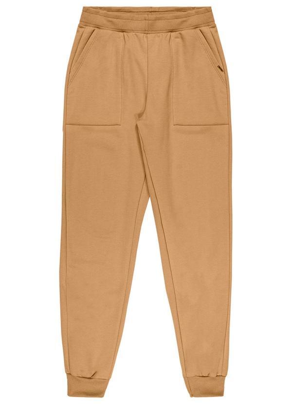 Rezzato - Calça Jogger Bolsos Feminino Marrom