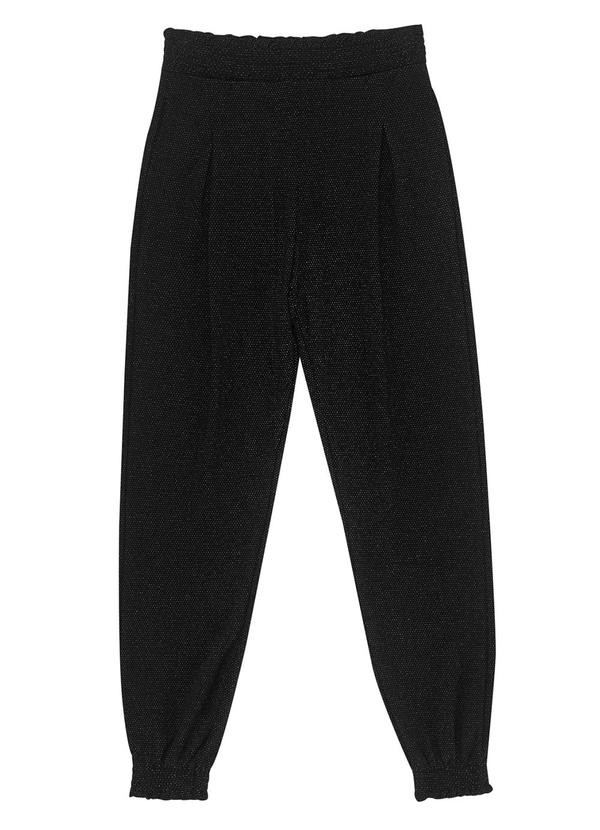 Minty - Calça Jogger Juvenil Feminina Preto