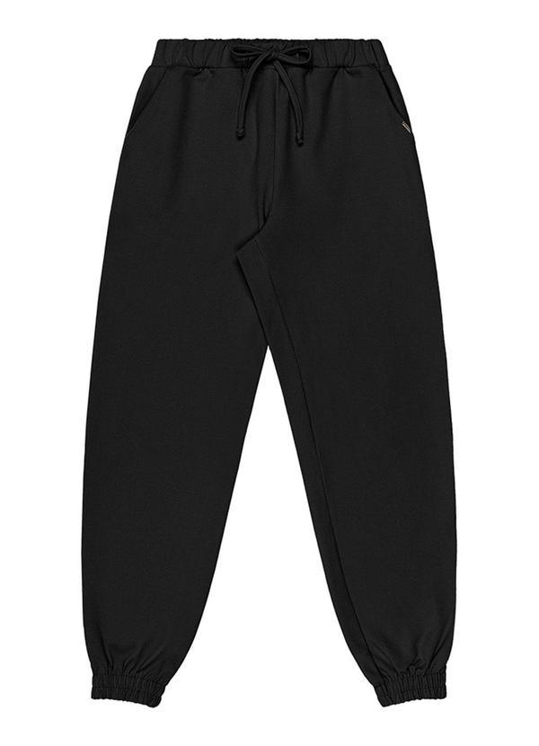 Rezzato - Calça Jogger Lisa Teen Feminino Preto