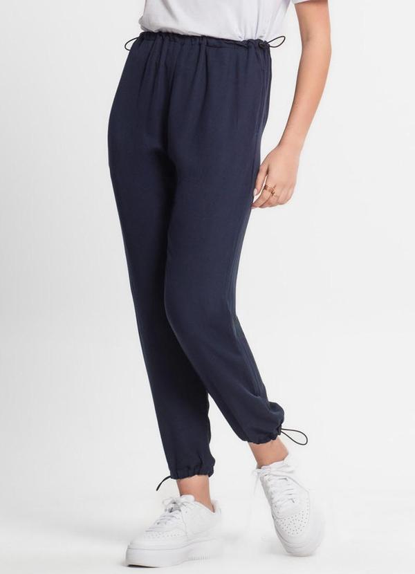 Minty - Calça Juvenil Menina em Sarja Azul