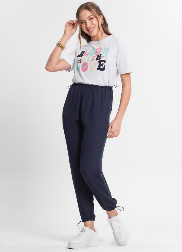 Minty - Calça Juvenil Menina em Sarja Azul 3