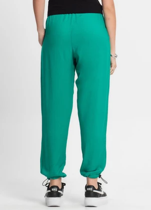 Minty - Calça Juvenil Menina em Sarja Verde - MINTY