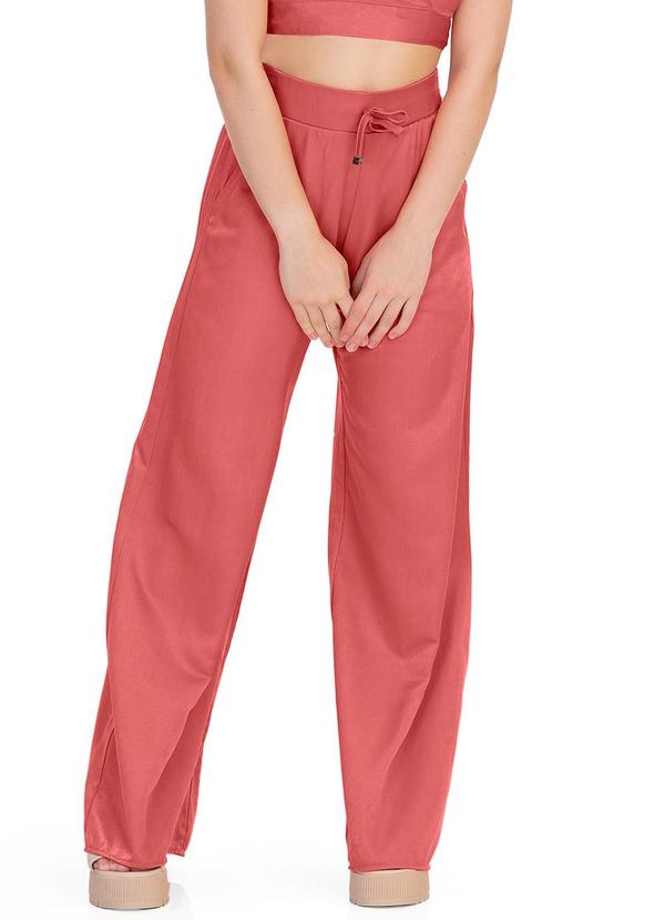 Minty - Calça Juvenil Feminina em Viscopoly Glow Laranja