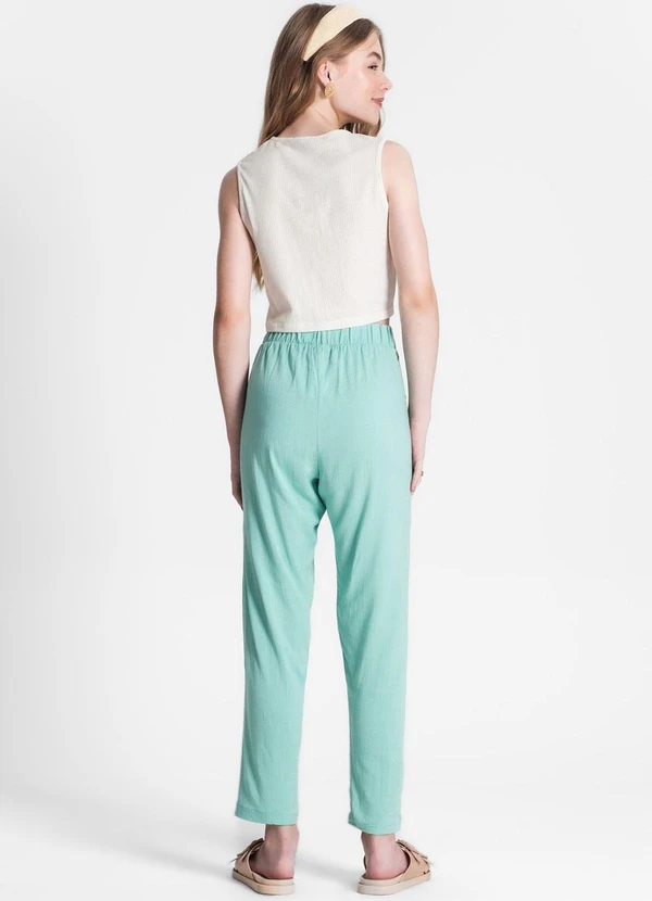 Minty - Calça Juvenil Feminina Verde 4