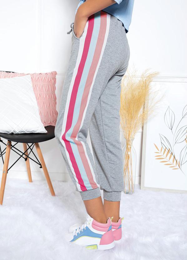 Outlet - Calça Juvenil Preta Jogger com Bolsos 2