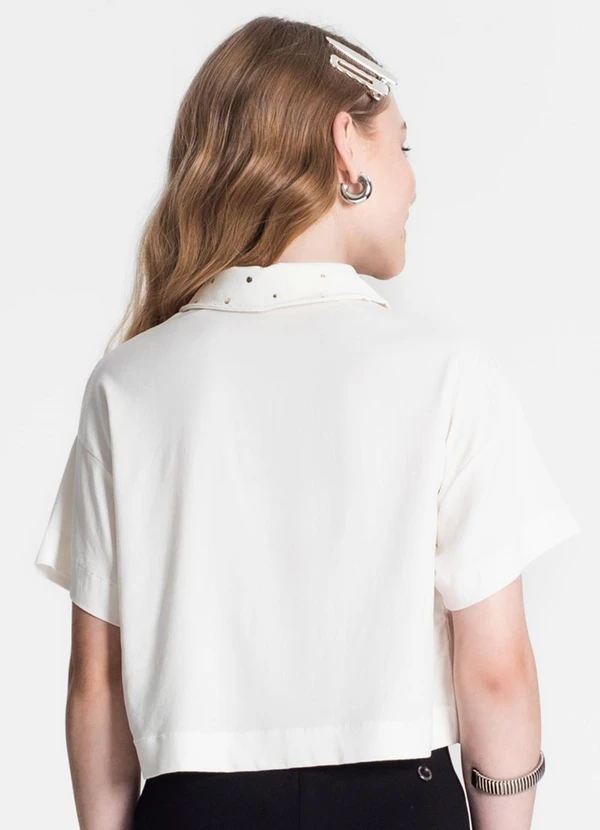 Minty - Camisa Juvenil Feminina Bege 2