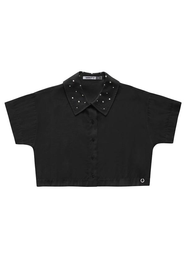 Minty - Camisa Juvenil Feminina Preto