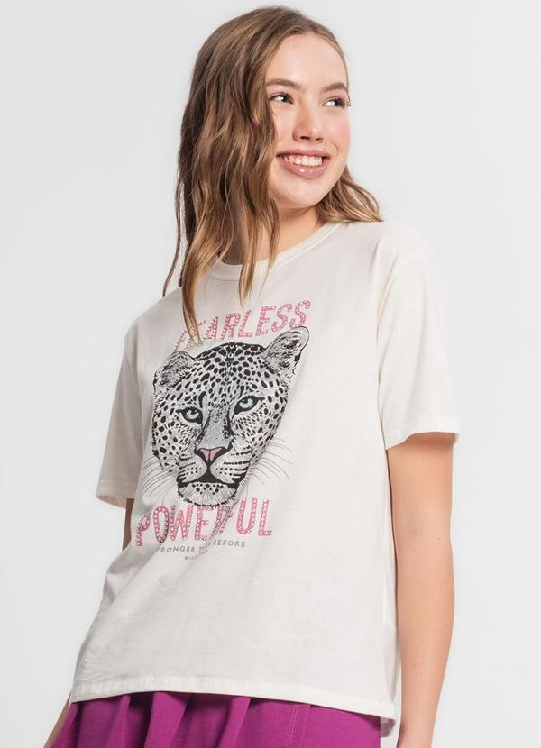 Minty - Camiseta Juvenil Feminina Bege