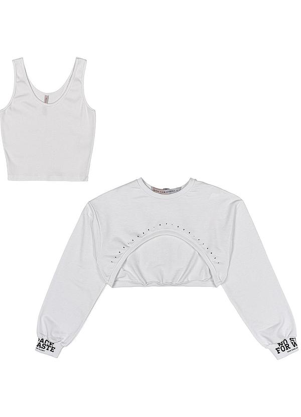 I Am - Casaco Cropped Off White I Am 3