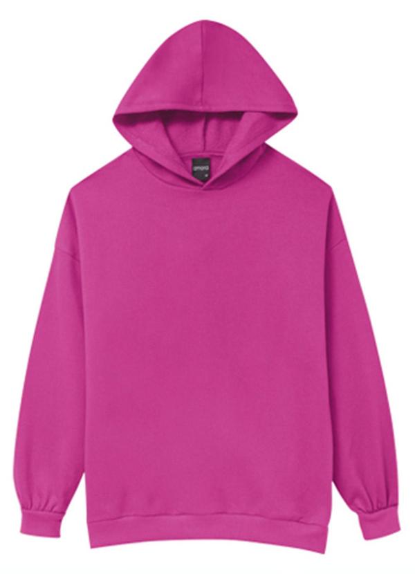 Amora - Casaco em Moletom Teen Menina Pink