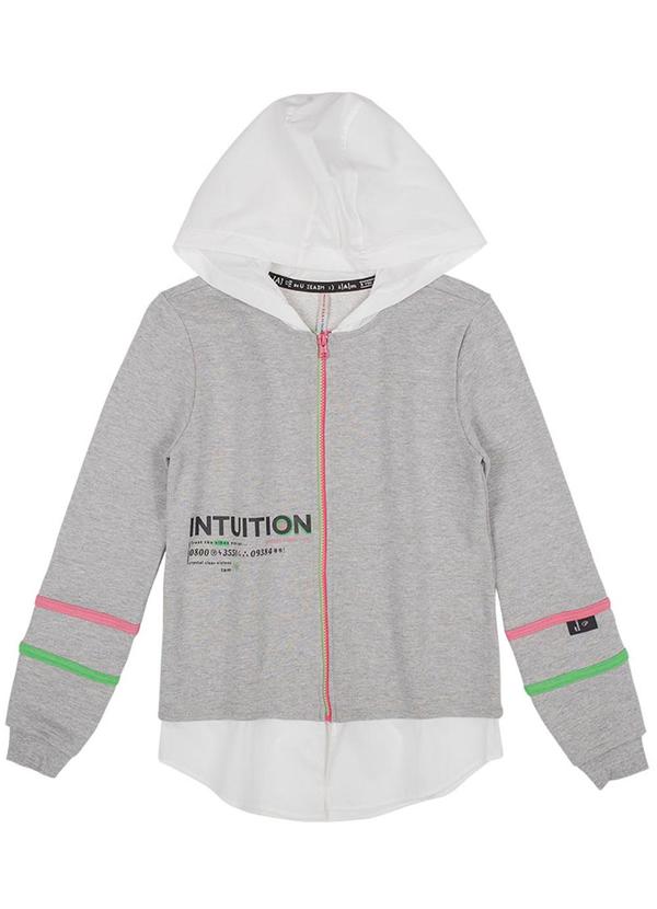 I Am - Casaco Moletom Cinza I Am 3