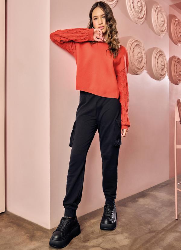 Amora - Casaco Teen Menina Laranja 2