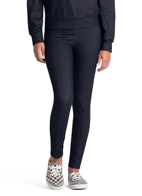 Rezzato - Legging com Detalhe Feminino Azul 1