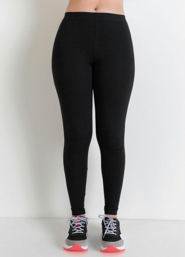 Legging Juvenil (Preta) com Elstico