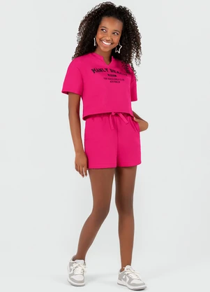 Outlet - Moletom Girls Feminino Rosa  - OUTLET
