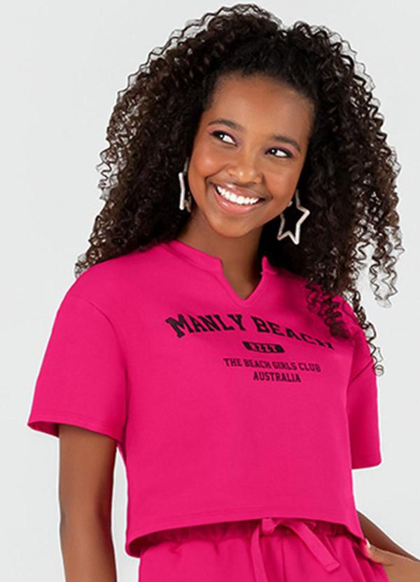 Rezzato - Moletom Girls Feminino Rosa