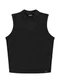 Outlet - Regata Canelada Gola Alta Teen Feminino Rosa  - variação: Preto