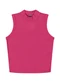 Outlet - Regata Canelada Gola Alta Teen Feminino Rosa  - variação: Rosa