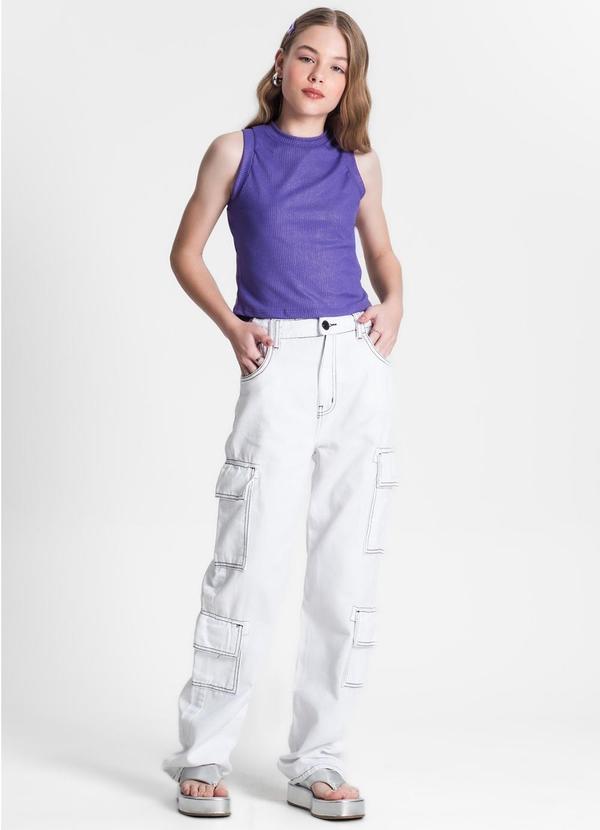 Minty - Regata Juvenil em Ribana Canelada Roxo 3