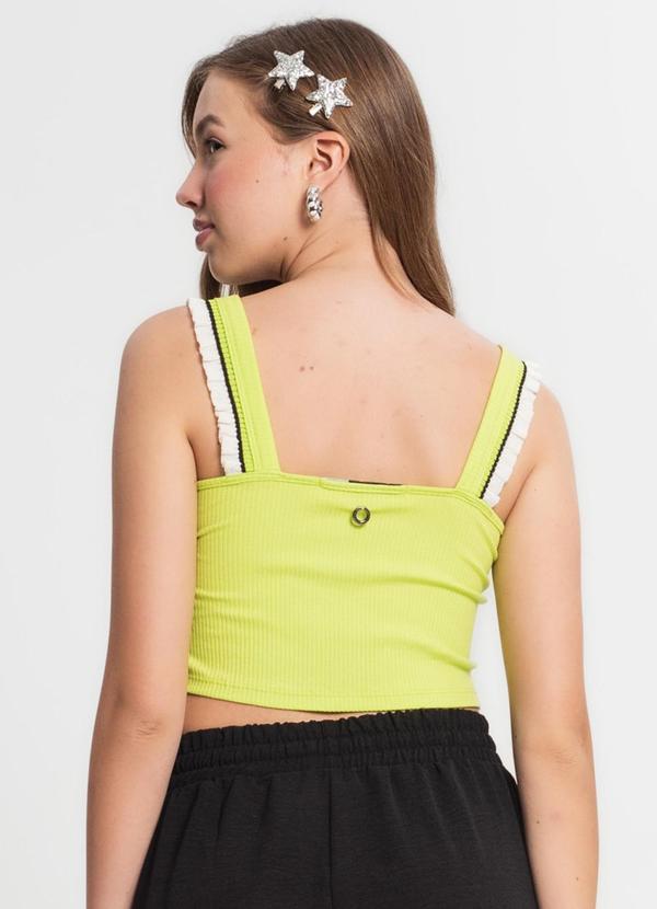 Minty - Regata Juvenil Feminina em Ribana Canelada Verde 3