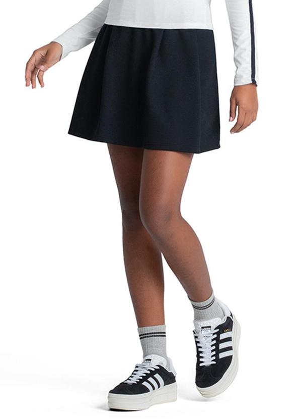 Rezzato - Saia Curta Colegial Feminino Preto