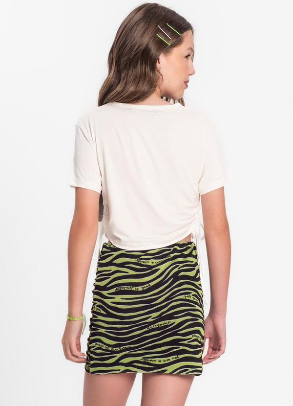 Minty - Saia Juvenil em Tule e Viscotorcion Verde 2