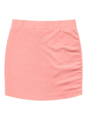 Minty - Saia Juvenil Feminina em Lurex Rosa - MINTY