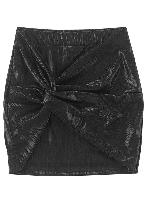 Minty - Saia Juvenil Menina Preto