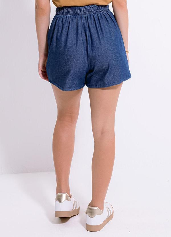Cativa Teen - Short Saia em Jeans Azul 3