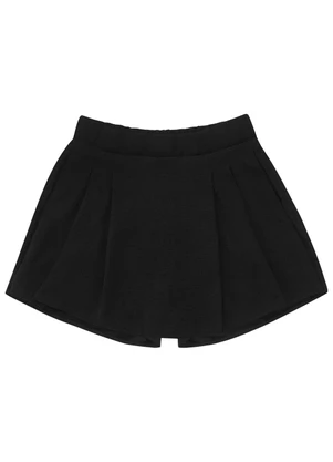 Minty - Shorts Saia Juvenil Feminino Preto - MINTY