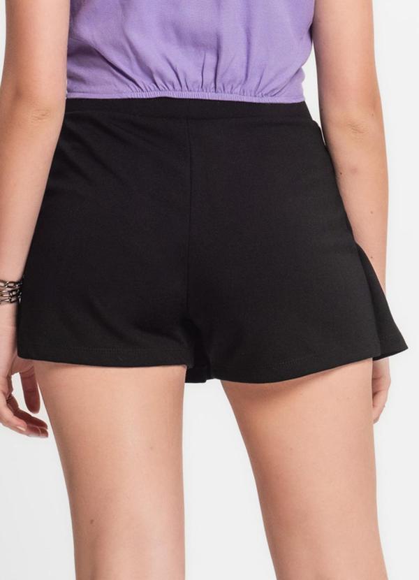 Minty - Shorts Saia Juvenil Preto 2