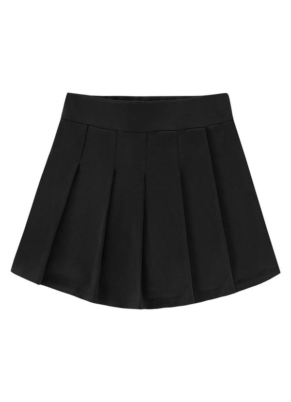 Minty - Shorts Saia Juvenil Preto 5