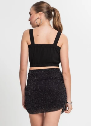 Minty - Top Juvenil Feminino Preto - MINTY