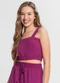 Minty - Top Juvenil Menina Roxo - variação: Roxo